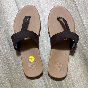 Reef Tan and Dark Brown Sandals